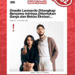 Onadio Leonardo dan Istri Ditangkap Polisi Terkait Kasus Narkoba di Ciputat