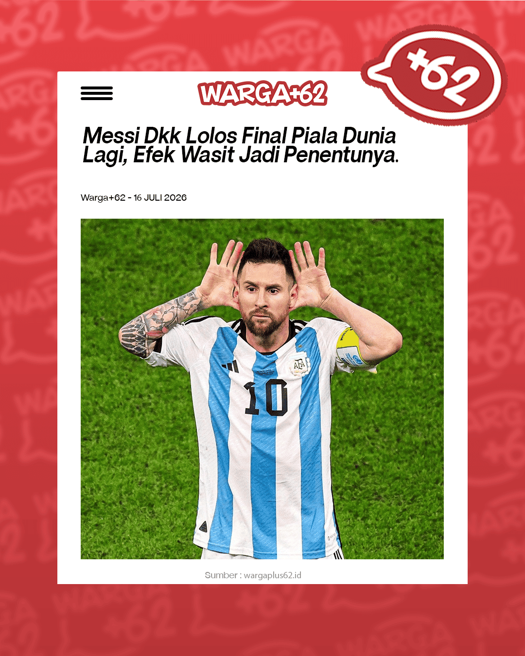 Messi Antarkan Tim Ke Final, Laga Diwarnai Keputusan Wasit Yang Jadi Sorotan