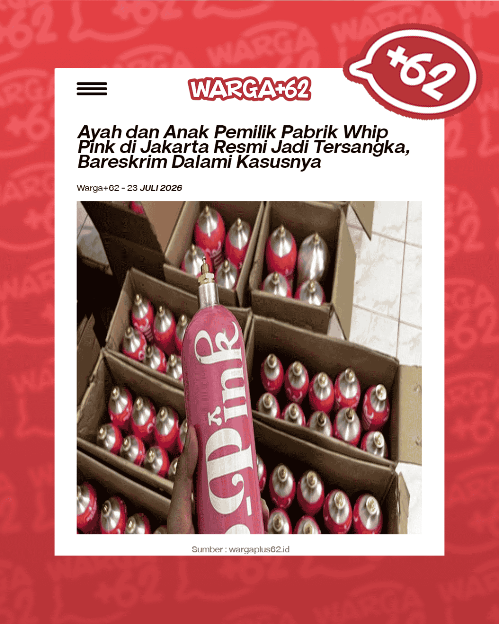 Close-up of a pink spray paint can held in a hand, with boxes of similar cans in the background.